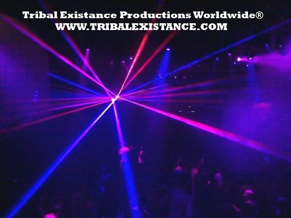 City Nights Concert Tour After Party Laser Light Show by Tribal Existance Productions Worldwide