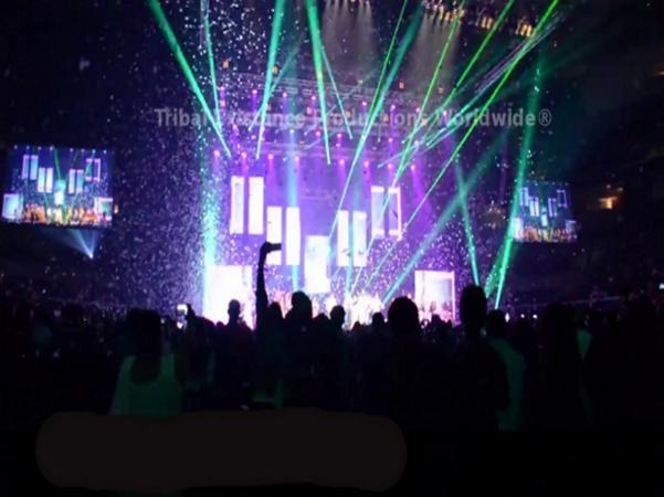 Concert Touring Stage Laser Light Show by Tribal Existance Productions Worldwide