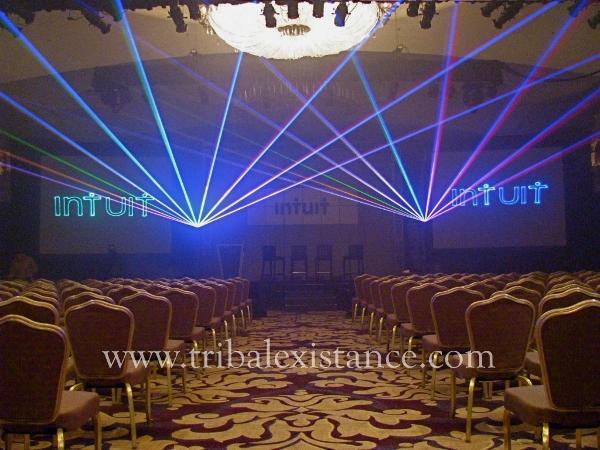 Corporate Event Laser Light Beam by Tribal Existance Productions Worldwide