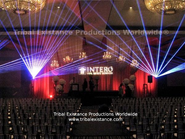Corporate Event Laser Show by Tribal Existance Productions Worldwide