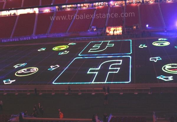 Event Laser Mapping Logo Show by Tribal Existance Productions Worldwide