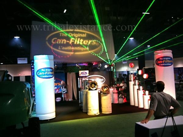 Long Beach Convention Trade Show Laser Show  by Tribal Existance Productions Worldwide