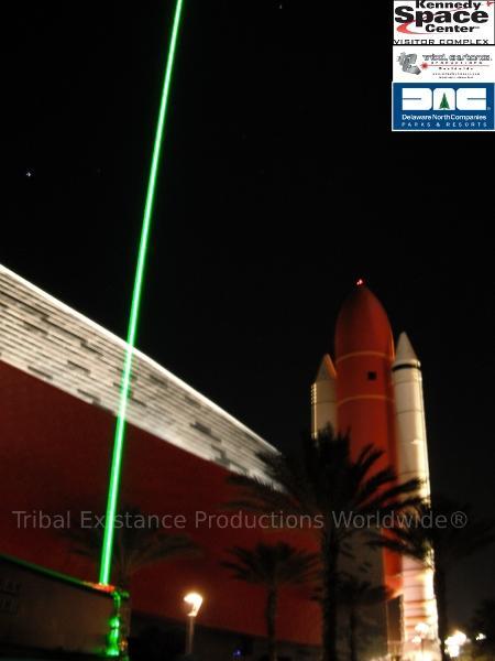 NASA KSC Sky Space Laser Orion Rocket Laser by Tribal Existance Productions Worldwide