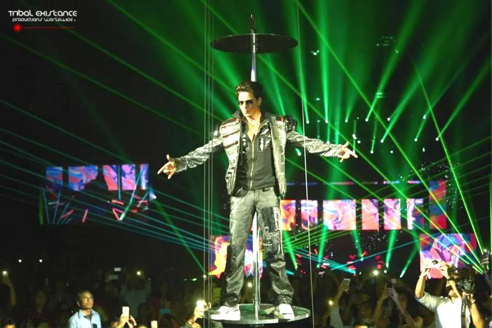 SLAM Tour Laser Show Shah Rukh by Tribal Existance Productions Worldwide