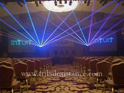 Corporate Event Laser Light Beam