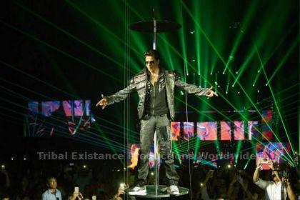 SLAM Tour Laser Show Shah Rukh