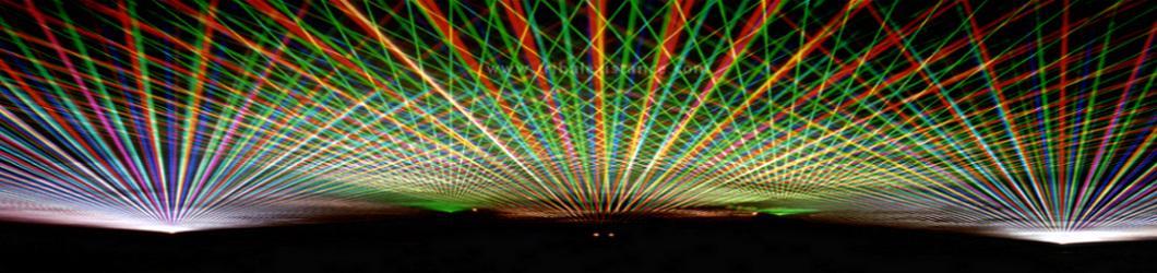 Massive laser show